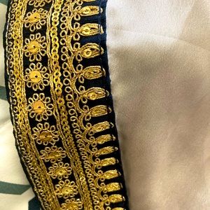 Short Kaftan with Rich embroidery lace